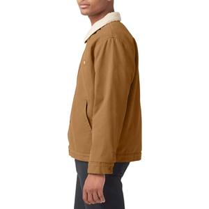 Veste de chemise en flanelle à carreaux de haute qualité pour hommes fabricant personnalisé tissu en toile avec décoration brodée - Product Image 4