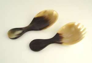 Cucharas de Cuerno de Buey Negro 100% Natural, Hechas a Mano, de Alta Calidad, Impermeables, Modernas, para Uso Doméstico, Regalos Promocionales de Navidad - Product Image 4