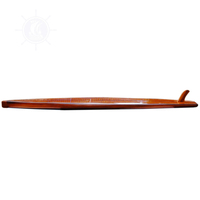 Kayak/Canoë en bois et fibre de verre artisanal, non gonflable, >4m, pour 1 personne, planche de surf, planche à pagaie, avec pente incluse, pour la pêche