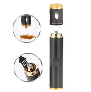 Broyeur d'herbes électrique automatique classique en aluminium, recharge USB, utilisation à une main, accessoires pour fumeurs, vente en gros - Product Image 5