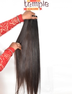 Tissage en lot pas cher indien couleur naturelle cheveux femmes noires cuticule alignée non transformés en gros machine double trame cheveux humains - Product Image 5