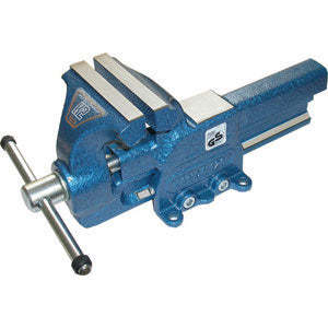 2855GA 140 Étau d'établi universel et fixe en acier et fonte pour installateurs industriels, étau à tuyaux avec base fixe - Product Image 1
