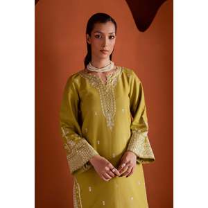 Ensemble chemise et pantalon brodés BATIK-2Piece pour le printemps/été-BIC-265 - Product Image 2