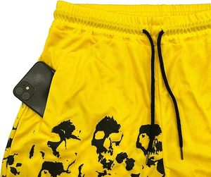 กางเกงขาสั้นออกกำลังกายผู้ชายผ้าแคนวาสโพลีเอสเตอร์ 100% ระบายอากาศ แห้งเร็ว สไตล์ฮิปฮอป เอวยางยืด ไซส์ใหญ่ รับผลิตตามสั่งขายส่ง - Product Image 5