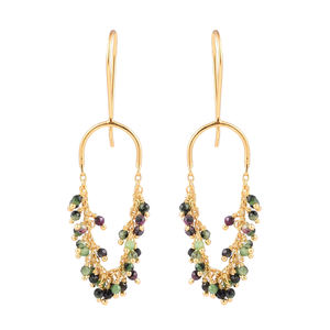 Anillo chapado en oro de Plata de Ley 925, anillo de piedras preciosas múltiples, anillo clásico de moda para regalo de boda, aniversario o fiesta para mujer - Product Image 4