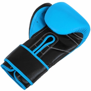 Guantes de boxeo a buen precio con impresión de logotipo personalizado Guantes de boxeo de cuero para entrenamiento MMA Guantes de protección de manos completas - Product Image 5
