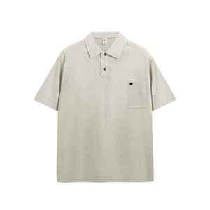 เสื้อยืดโปโลสีทึบเสื้อเจอร์ซีย์ลายพิทเสื้อยืดแนววินเทจแบบเปิดเป็นทางการออกแบบได้ตามต้องการ - Product Image 5