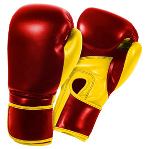 Gants de boxe en cuir personnalisés gagnants 100% originaux Gants de boxe d'entraînement au combat Gants de haute qualité - Product Image 2