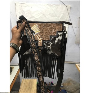 โรงอาหารและกระเป๋าเอกสารหนังแท้สไตล์โบฮีเมียนเครื่องมือทาสีดีไซน์หรูหราสไตล์โบฮีเมียนฤดูใบไม้ร่วง - Product Image 1