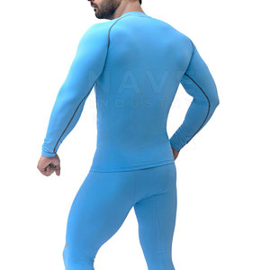 Camisetas de Compresión para Hombre, Hechas de Spandex/Poliéster, Ropa Deportiva, Camisetas de Compresión para Fitness - Product Image 5