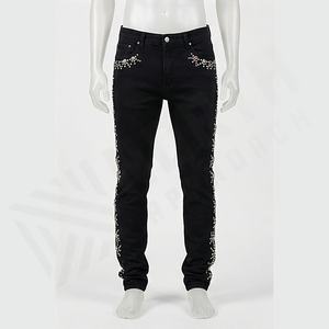 Nouveau jean en denim pour homme, dernière mode, personnalisé, de haute qualité, style streetwear, taille mi-haute, délavé, ample, style hip-hop, vente en gros - Product Image 1