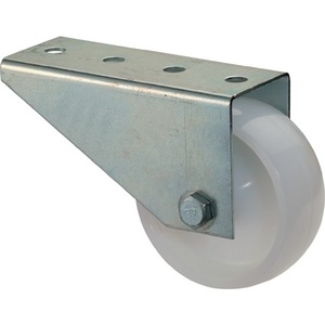 Ruedas de 80 mm con Capacidad de Carga de 50 kg, Ruedas de Plástico para Muebles con Placa de Montaje, Rueda para Soporte de Puerta para Muebles - Product Image 1