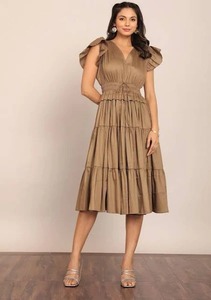 Robe élégante en coton indien fait à la main, cadeau de lune de miel de mariée personnalisé pour son été, robe de voyage confortable - Product Image 4