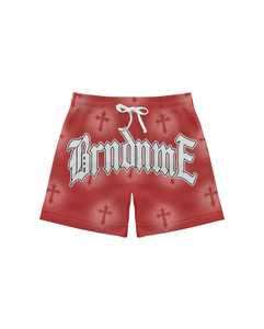 Exquisita Creación de moda, logotipo a medida, estampado por sublimación, pantalones cortos de malla de secado rápido, pantalones cortos de malla informales de verano para hombres hechos a medida - Product Image 3