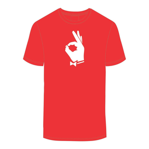 Kappa Alpha Psi 1911 YO Hand Sign <b>Red</b> <b>T</b> <b>Shirt</b> Premium Cotton Greek Fraternity Casual Wear Tee - Product Image 3