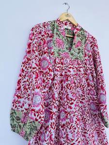 Robes Femme Décontracté Manches Courtes/Manches Longues Boutonné Col en V Robe Max Robes Femme Décontracté Manches Courtes/Manches Longues - Product Image 5