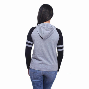 Sudadera con Capucha para Mujer, Diseño Color Block, Manga Larga, Tejido Transpirable de Secado Rápido, Informal, para Invierno - Product Image 4