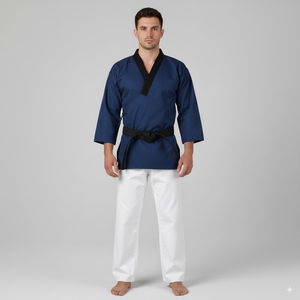 Combinaison de jiu-jitsu pour hommes, 100% coton, uniforme d'arts martiaux, gi pour toutes les saisons, adapté à la pratique quotidienne et au développement des compétences - Product Image 2