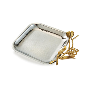 Elegante Bandeja Rectangular Clásica de Acero Inoxidable Ecológica Diseñada para Hoteles, Restaurantes, Bodas y Eventos Formales - Product Image 6