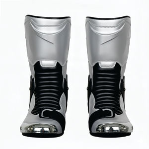 2025 Top Selling Motorbike <b>Boots</b> for Sale Motorbike Genuine <b>Leather</b> Shoes Comfortable Custom Made Motorbike Shoes - Product Image 1