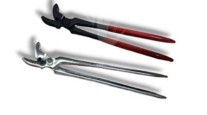 Instrumento veterinario para cubierta de mandíbula curvada con revestimiento de goma negra para cuidado de pezuña de caballo, herramienta para herrador - Product Image 5