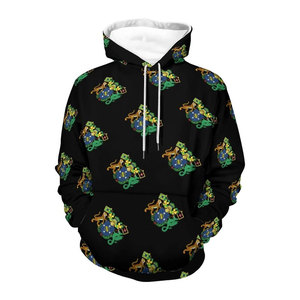 Customized Logo Design Men Printed Hoodies Wholesale Price Cotton <b>Blended</b> Men Printed Hoodies - Product Image 1