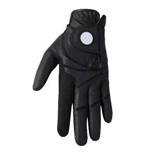 Minuterie industrie personnalisation en gros Cabretta cuir dérapage Prof et collant résistant à l'usure hommes main gauche gant de Golf pour unisexe - Product Image 1