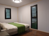Maison conteneur extensible à double aile de 10 pieds, préfabriquée, modulaire, recyclable, écologique et économique