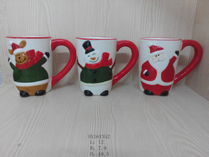Mug à café en porcelaine artisanal, prix d'usine, nouveau, pour Noël, cadeau de Noël festif - Product Image 5