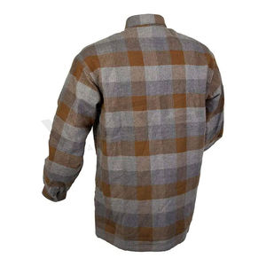 Meilleure flanelle de protection moto chemise d'équitation Protection principale protecteurs réglables 5 points armure respirant fil teint hiver - Product Image 5