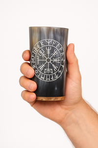 Cuerno Vikingo Artesanal de Cuerno Natural de Alta Calidad, 200-250ml, 6 Pulgadas, Estilo Vintage, Regalo Empresarial, Apto para Lavavajillas, para Bebidas Frías - Product Image 3