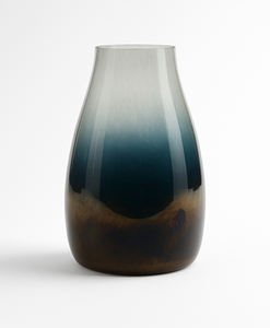 Vase en verre gaufré moderne Vase de mariage de table design floral vintage Vase à fleurs décoratif artistique - Product Image 2