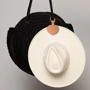Bolsa de couro feito sob encomenda, suporte para chapéu magnético keeper