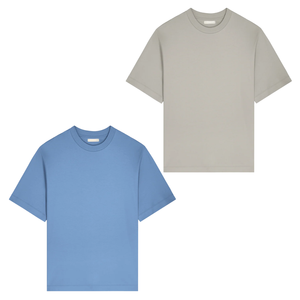 เสื้อยืดคอกลมพิมพ์ลาย200Gsm สไตล์สตรีทแวร์ทันสมัยสำหรับผู้ชาย - Product Image 1