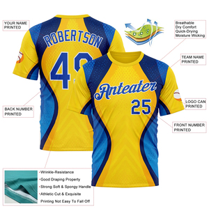 Camiseta de hombre de último diseño con nombre y número, camiseta de manga corta de talla grande transpirable de secado rápido para hombre - Product Image 3