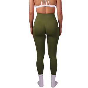 Leggings Deportivos de Cintura Alta con Estampado a Cuadros, Elásticos, Transpirables, Ecológicos, Antibacterianos y con Control de Abdomen - Product Image 2