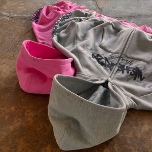 COMMERCE MFG Sweats à capuche pour hommes Personnalisé French Terry Streetwear Casual Premium Men Streetwear Sweat à capuche zippé Boxy Y2k hoodies Men - Product Image 3