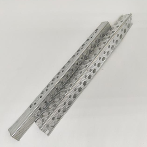 Profilés d'<span class=keywords><strong>angle</strong></span> perforés en acier galvanisé moderne, garnitures d'<span class=keywords><strong>angle</strong></span> en alliage pour la <span class=keywords><strong>protection</strong></span> des murs en plaques de plâtre et plâtrage - Product Image 2