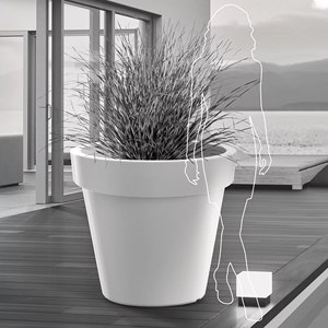 LEXO ROUND 92L. jardinière, dimensions (mm) 600x600x550, couleur anthracite - Product Image 4