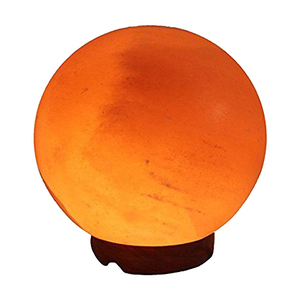 Lampe à sel rose antique de l'Himalaya sculptée Style floral roche naturelle purificateur d'air respirant ampoule aide décoration de Table - Product Image 5