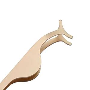 Pinces à épiler en acier inoxydable pour extensions de cils en gros avec logo personnalisé, outils de beauté de haute qualité, ciseaux et applicateur modèle - Product Image 2