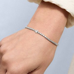 Luxury Heart Diamond Tennis <b>Bracelet</b> for Women 925 Sterling Silver White Gold Plated Bezel Set <b>Bracelet</b> Fine Jewelry Gift - Product Image 5