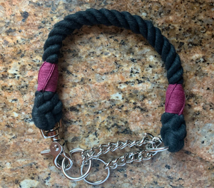 Cotton Rope Leash and <b>Collar</b> Set for Dogs - Product Image 1