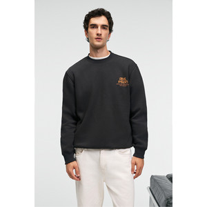 Sudadera de Cuello Redondo para Hombre GRIMELANGE IRVING, Corte Regular en el Busto y Parte Delantera - Product Image 3