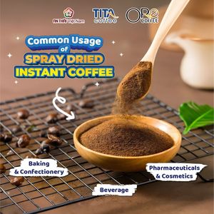 Poudre de café instantané caféiné Robusta vietnamien emballage en vrac saveur de chocolat moelleux long et amer de qualité supérieure - Product Image 2