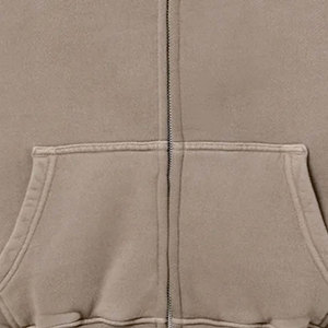 Sweat-shirts à capuche zippés pour hommes, en tissu résistant, avec poches avant et un look streetwear moderne et décontracté - Product Image 5
