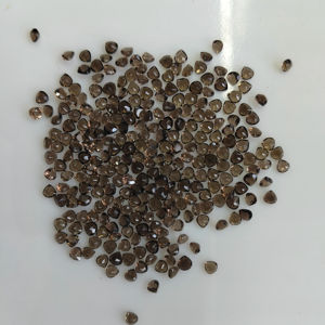 Cuarzo Ahumado Marrón Natural de 3 mm en Forma de Corazón, Gema Suelta de la Mejor Calidad para la Fabricación de Joyas - Product Image 1