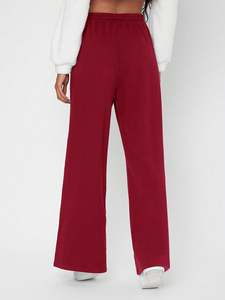 Women's <b>Best</b> Quality Elastic Closure Cotton Sweatpants One-<b>Size</b> Loose Flap Quick Dry <b>Plus</b> <b>Size</b> Drawstring Winter <b>Lounge</b> - Product Image 2