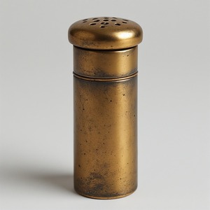 Molinillo de sal y pimienta de madera artesanal con superficie de pátina texturizada Artesanal hecho a mano que ofrece acento decorativo - Product Image 3