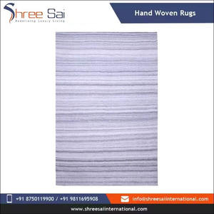 Best Selling Products Striped Cotton Flat Weave <b>Rug</b> Traditional Handloom Floor Mat For Cozy Bedroom Decor Office Floors - Product Image 2